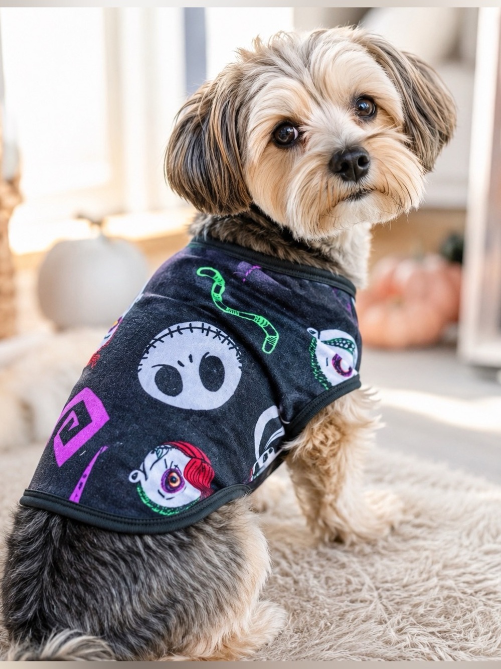 Disney Nightmare Before Christmas Dog Shirt Jack Skellington Pet Clothes S NWT